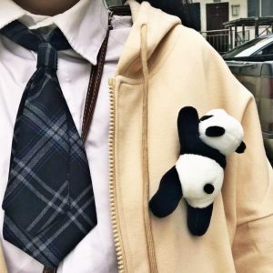 Panda Brooch Plush Toy