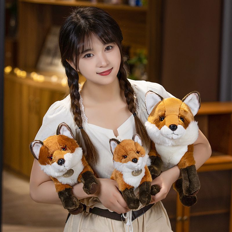 Kiriko Fox Plush with Realistic Features - Collector's Dream and Lifelike Design