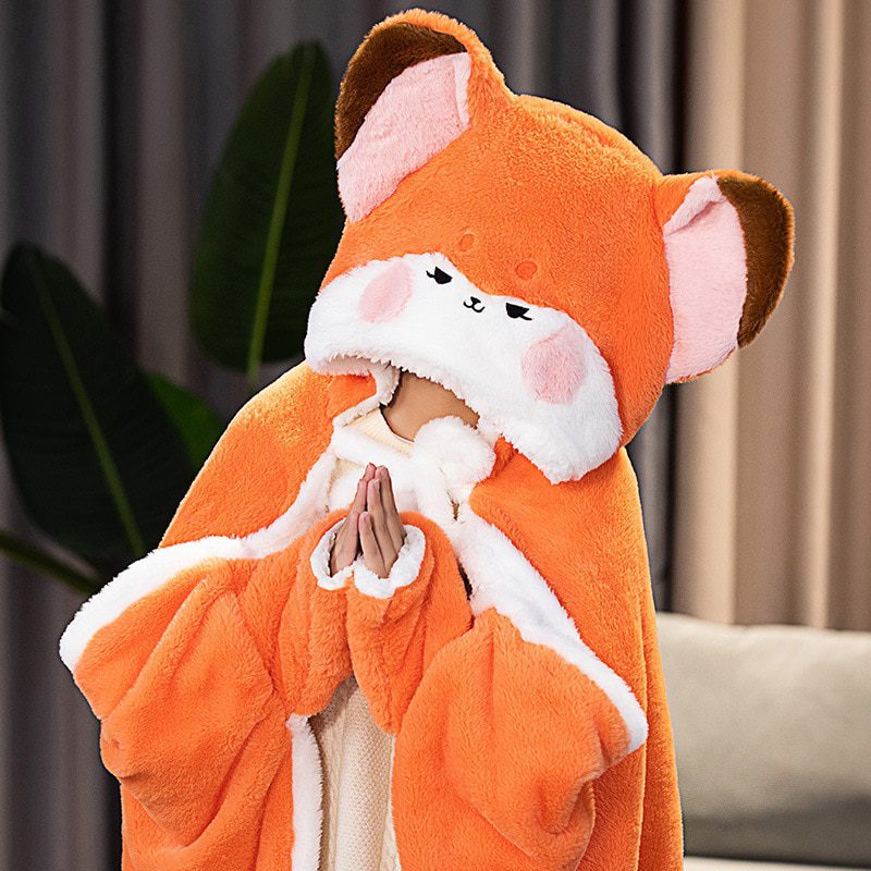 Small Fox Stuffed Animal with Lifelike Details - Realistic Plush for Animal Lovers