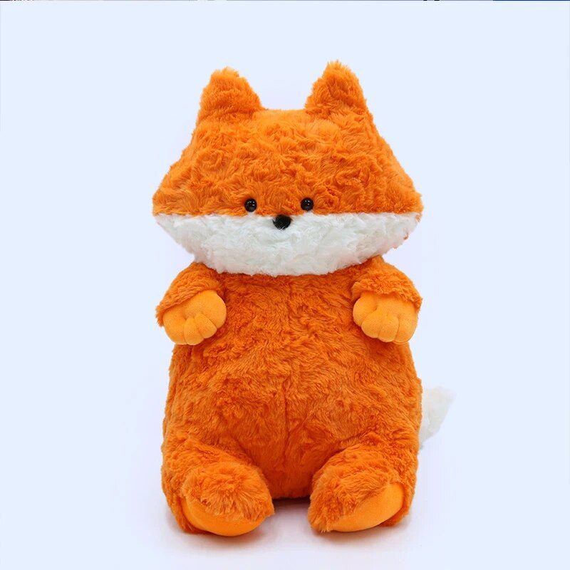 Animal de pelúcia raposa branca - brinquedo macio elegante e gracioso