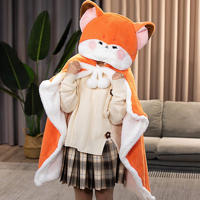 Kiriko Fox Plush com recursos realistas - altamente detalhado e colecionável
