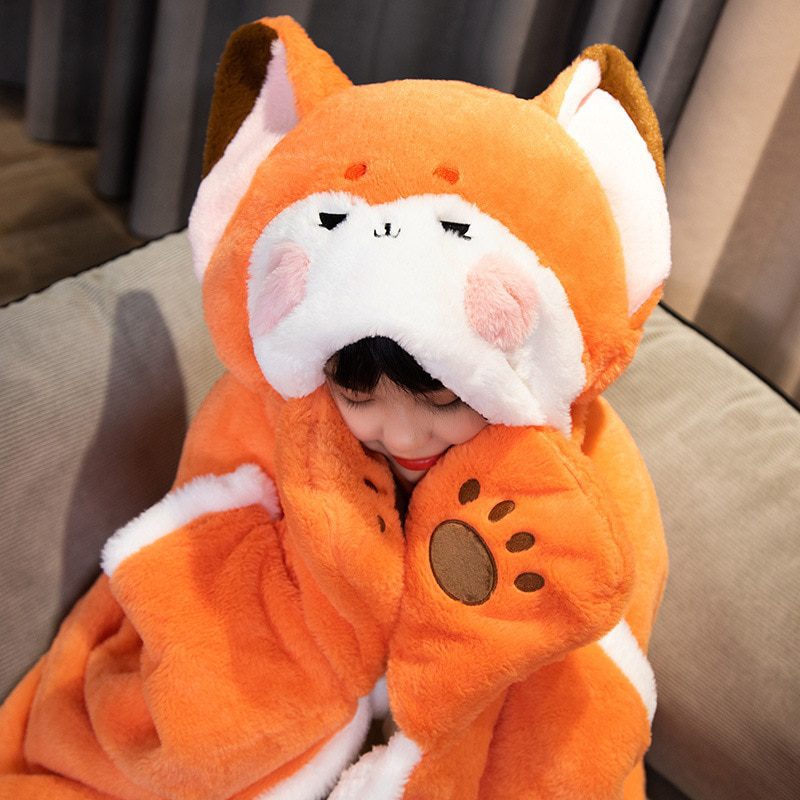 Kawaii Fox Plush Imported from Japan - Authentic and Adorable Kawaii Collectible