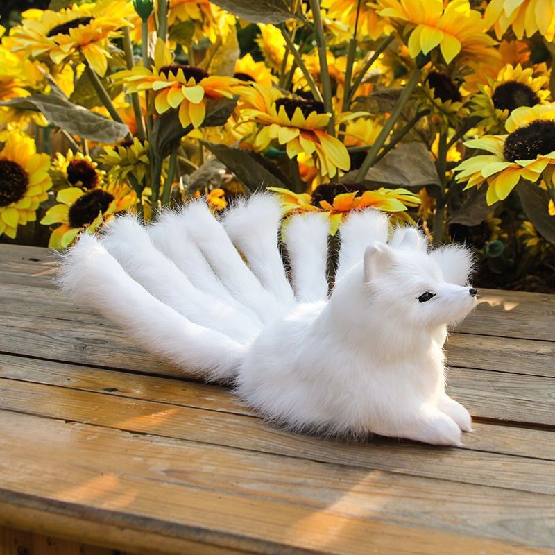White Fox Stuffed Animal