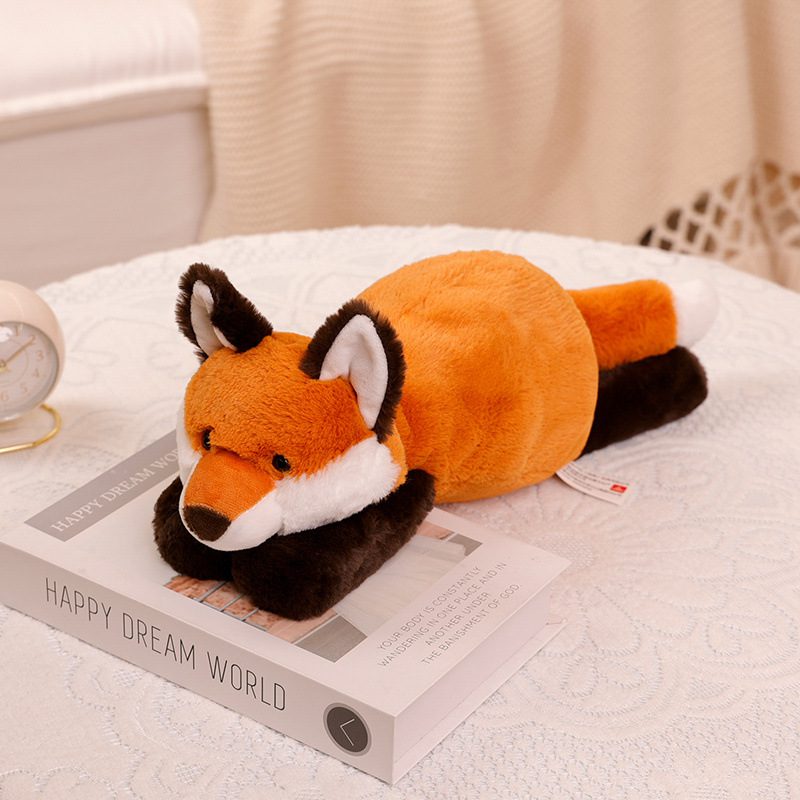 Animal de pelúcia raposa laranja