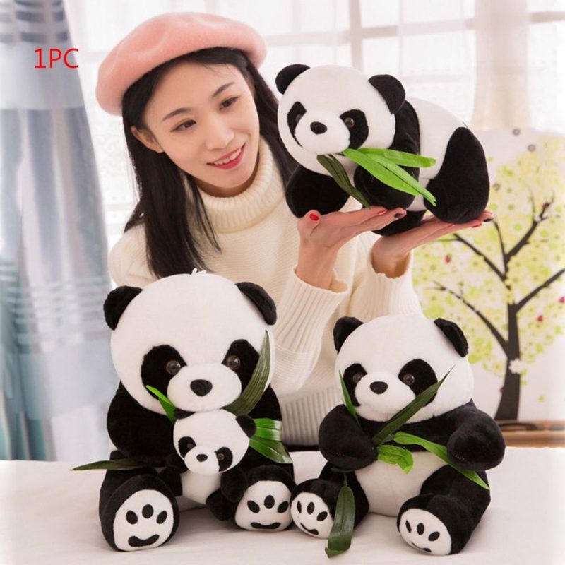 Urso panda fofo de pelúcia