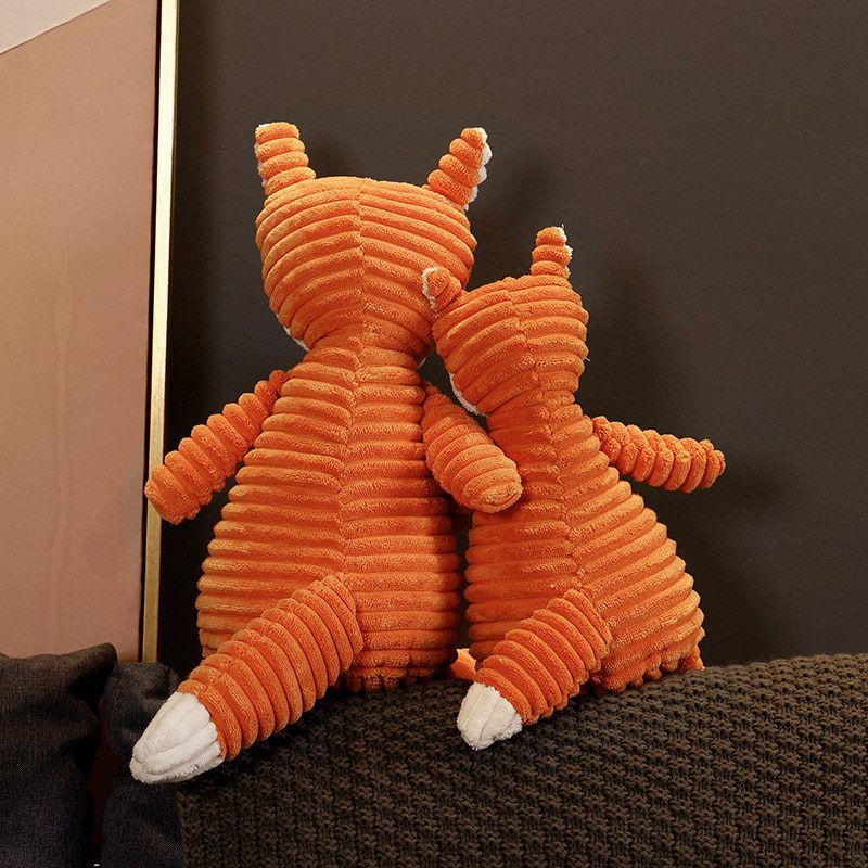 Small Fox Stuffed Animal with Lifelike Details - Perfect Companion for Kids