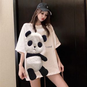 Camiseta de pelúcia Panda