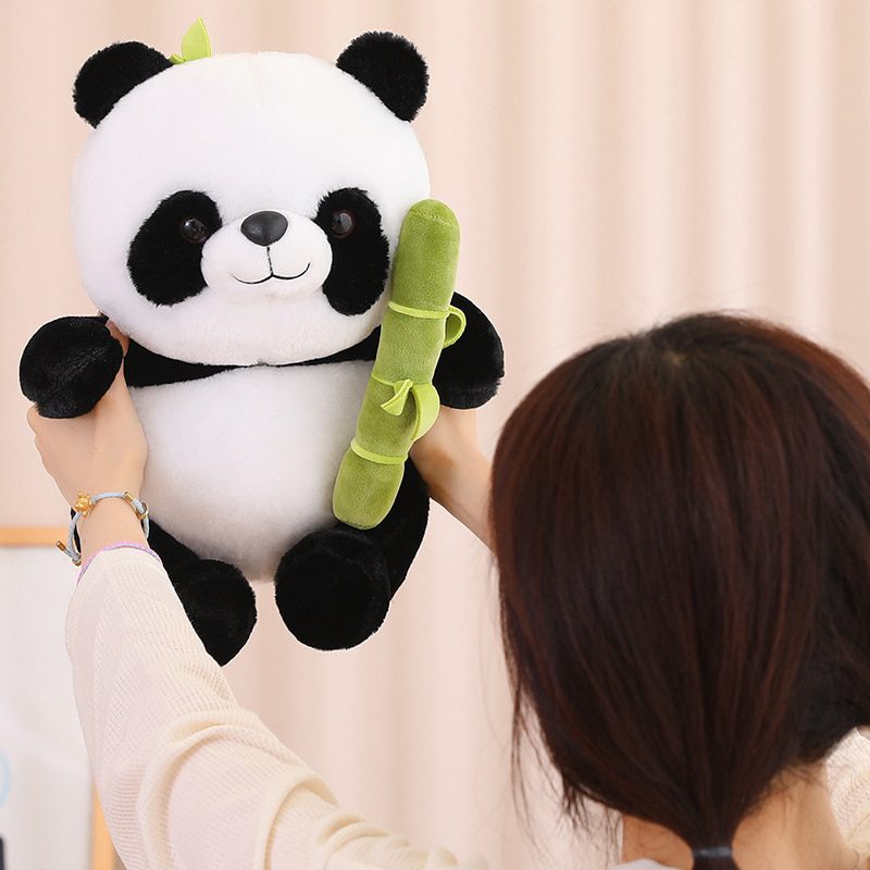 bear and panda plush