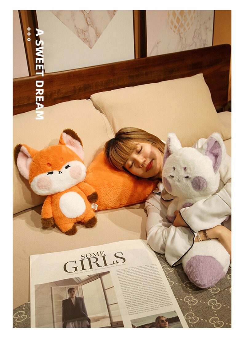 Little Prince Fox Plush - colecionável cativante e inspirado em livros de histórias