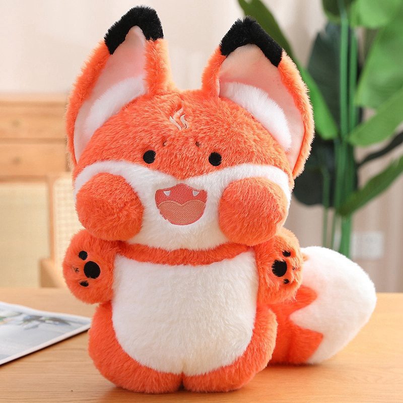 Boneca de pelúcia Kurama Nine-Tails Fox - pelúcia colecionável inspirada em anime