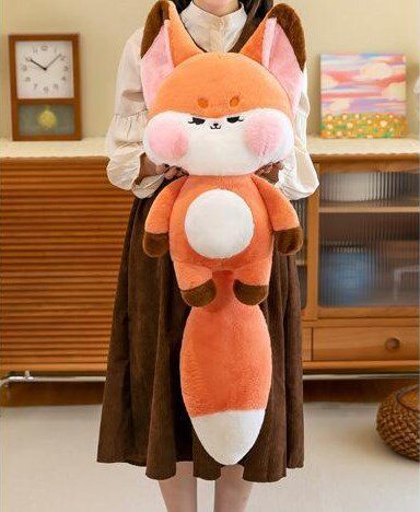 Boneca Red Fox - Pelúcia extravagante e decorativa colecionável
