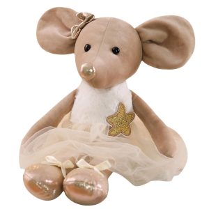 Brinquedo Princesa Rato | Bonecos de saia princesa de bichos de pelúcia macios