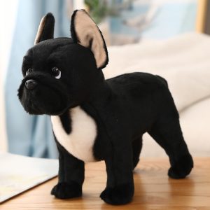 Schwarze Französische Bulldogge Plüschtier