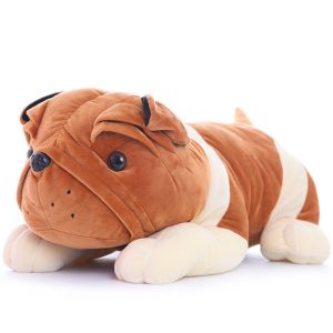 Animal de peluche Bulldog de Dave y Busters | Peluches suaves y lindos de 25 cm/30 cm