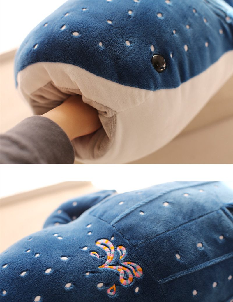 Destiny Whale Shark Plush ｜50/100CM Big Fish Whale Baby Soft Animal Dolls -5