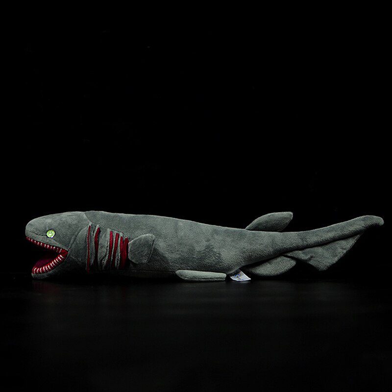 Peluche de tiburón duende | Juguetes de peluche de tiburón duende realistas de 66 cm de largo -6
