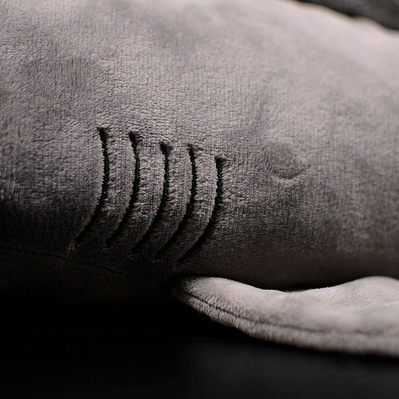 Peluche de tiburón duende | Juguetes de peluche de tiburón duende realistas de 66 cm de largo -3