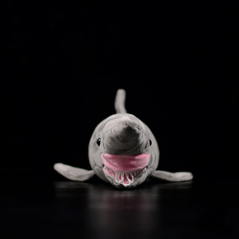 Peluche de tiburón duende | Juguetes de peluche de tiburón duende realistas de 66 cm de largo -2