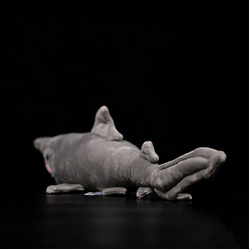 Pelúcia Tubarão Duende | Brinquedos de pelúcia de tubarão duende realistas de 66 cm de comprimento -4