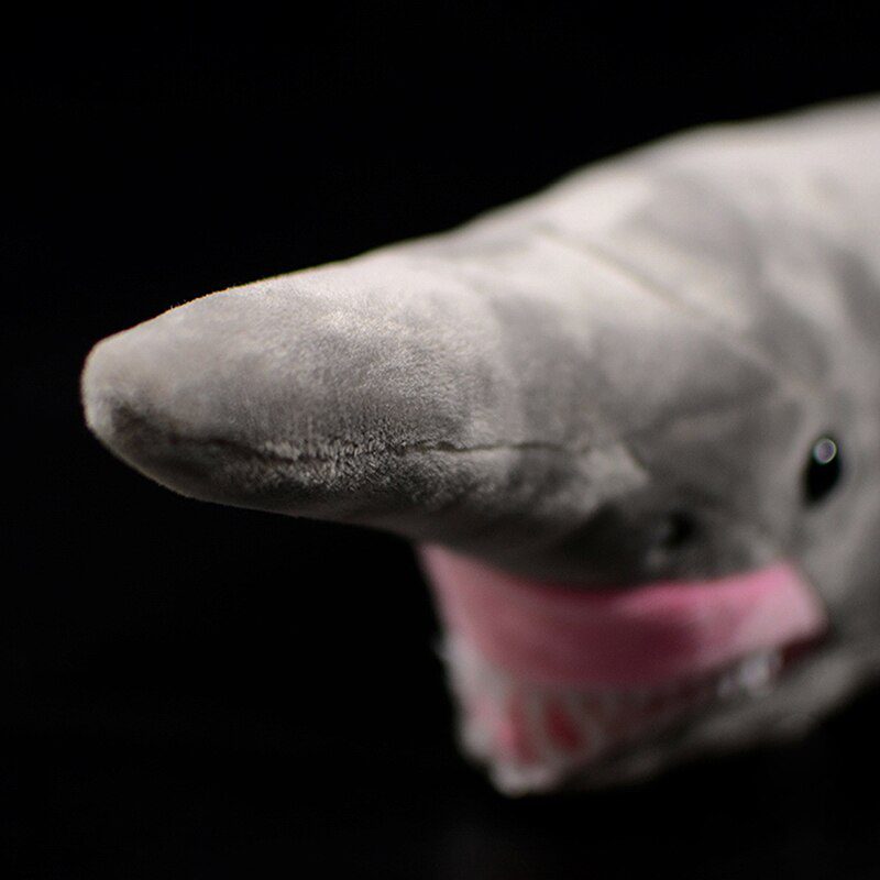Pelúcia Tubarão Duende | Brinquedos de pelúcia de tubarão duende realistas de 66 cm de comprimento -1