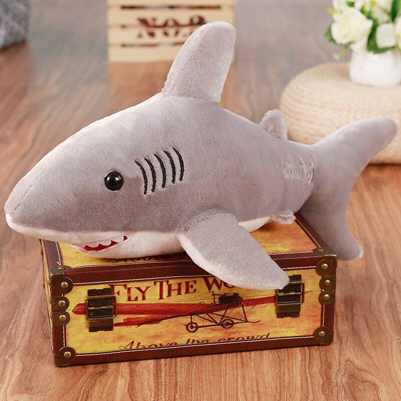 Tiburón de peluche grande | Tiburones de peluche calientes juguetes para niños regalo de Navidad -7