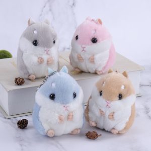 Chaveiro de brinquedo de rato de pelúcia | brinquedos de pelúcia fofos de 10 cm