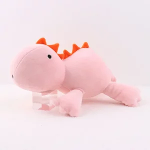 ピンクの重みのある恐竜 | 38-60cm 柔らかいぬいぐるみ恐竜ぬいぐるみ枕