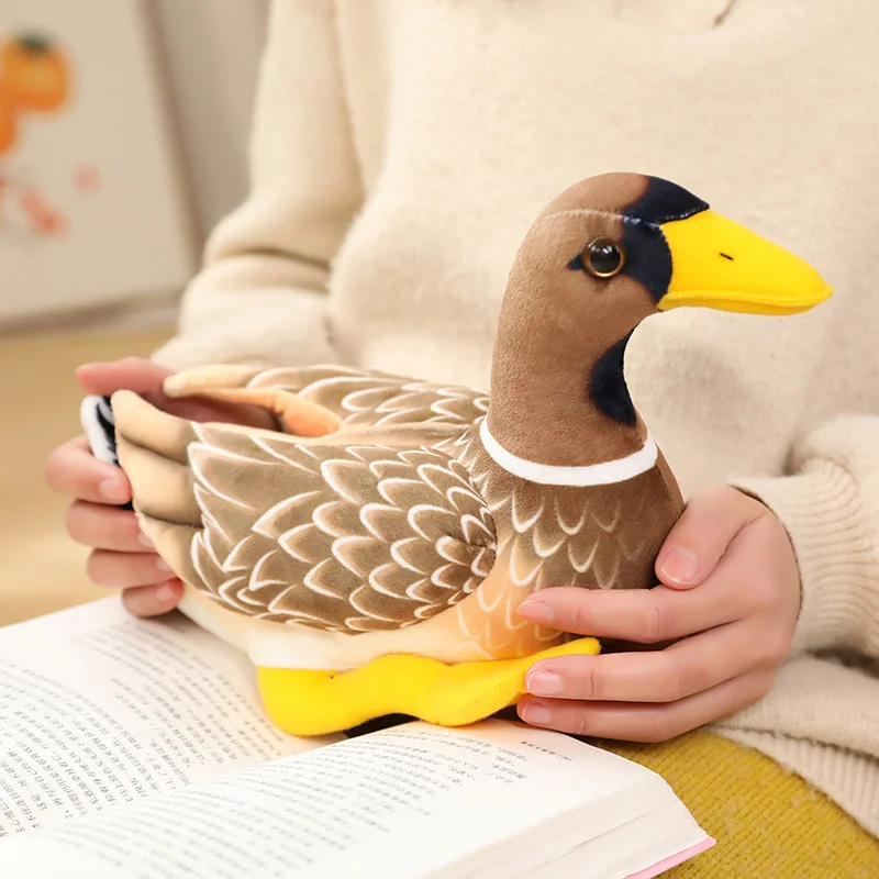Realistic Duck Stuffed Animal |Lifelike Duck Doll - Artificial Animal Plush Toy B -13