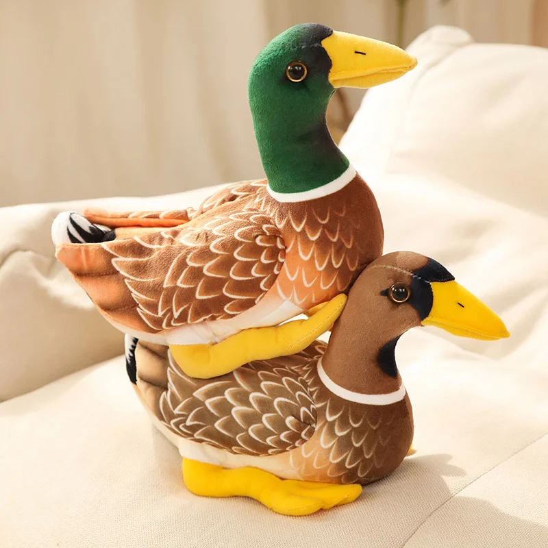 Realistic Duck Stuffed Animal |Lifelike Duck Doll - Artificial Animal Plush Toy B -5