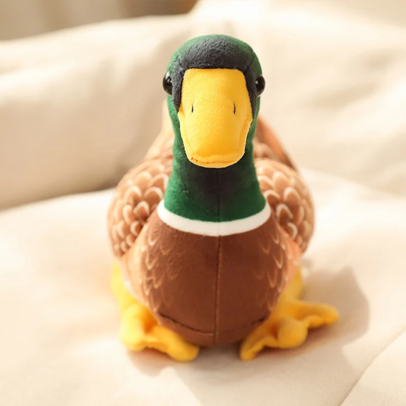 Realistic Duck Stuffed Animal |Lifelike Duck Doll - Artificial Animal Plush Toy B -15