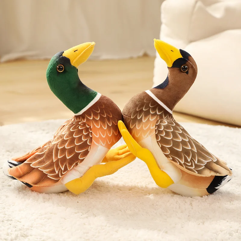 Realistic Duck Stuffed Animal |Lifelike Duck Doll - Artificial Animal Plush Toy B -17