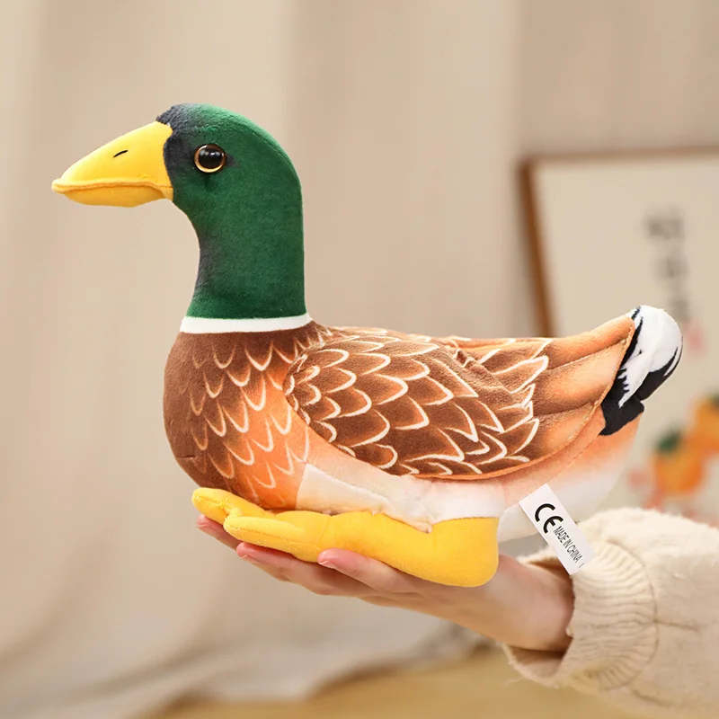 Realistic Duck Stuffed Animal |Lifelike Duck Doll - Artificial Animal Plush Toy B -10