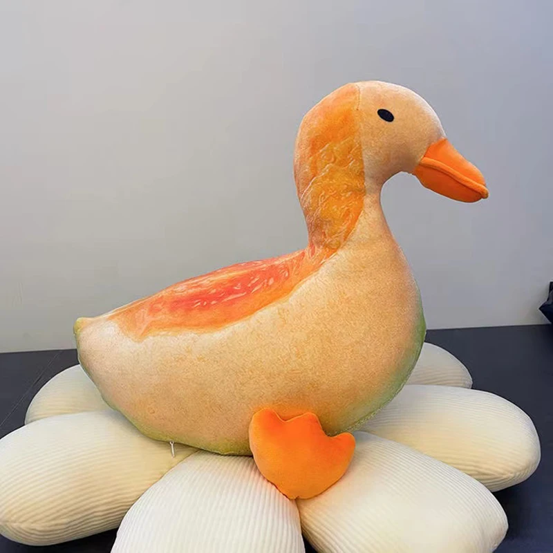 Watermelon Duck Stuffed Toy | TikTok New 35cm Creative Fruit Duck Plush Pillow -7