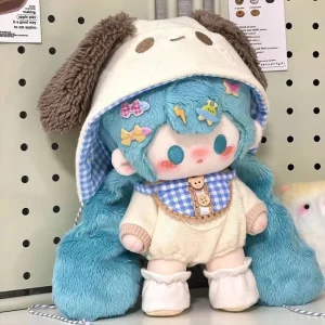 Cat Miku Plush ｜Hatsune Miku Plush Doll - Baby Skeleton High-Quality Super Soft Girly Heart Doll
