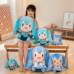 Pelúcia Miku Gigante | Boneca Hatsune Miku criativa de novo produto de 23,6 polegadas