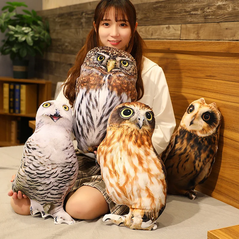 Eagle Owl Plush Sleeping Pillow | Eagle Cushion, Cartoon Bird Sofa Decor, Ideal for Kids Gifts -14