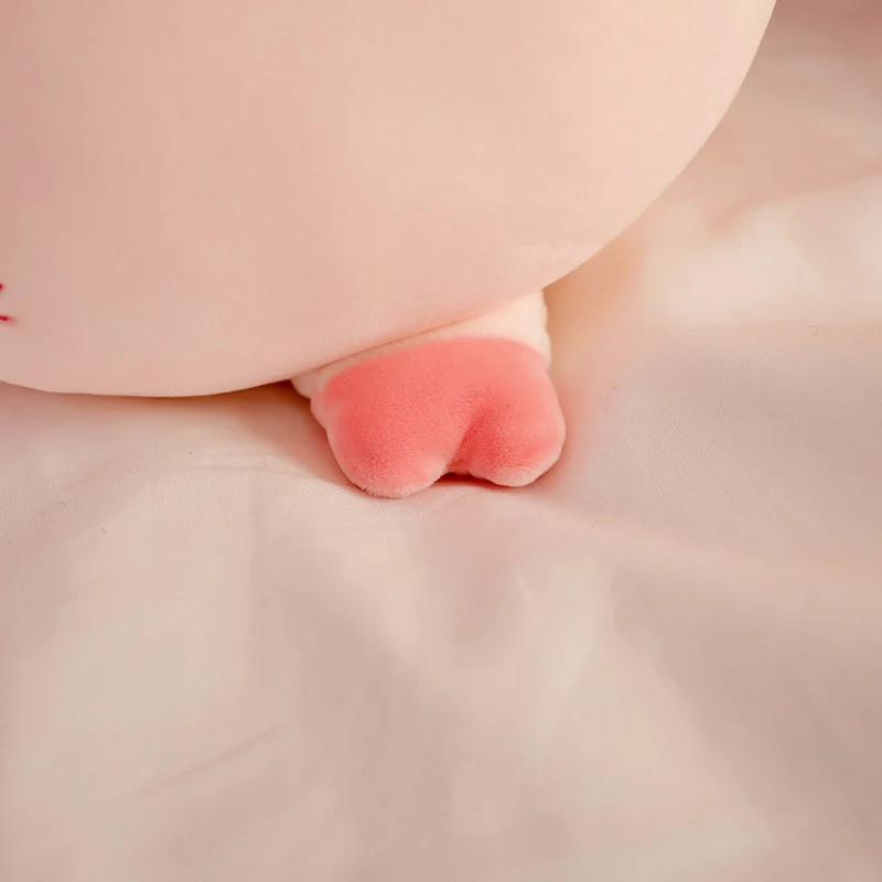 Cute Pink Pig Plushie | Kawaii Piggy Dolls - Appease Pillow for Girls Kids -17