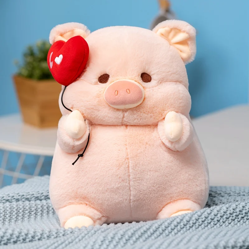 Flying Pig Plush | 20~50cm Holding Love Heart Balloon -11