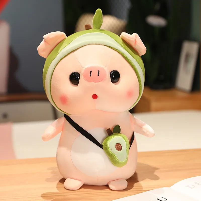 Cute Pig Transformable Plush Toys | Turns into Rabbit, Dinosaur, Unicorn, Avocado, Sunflower -2