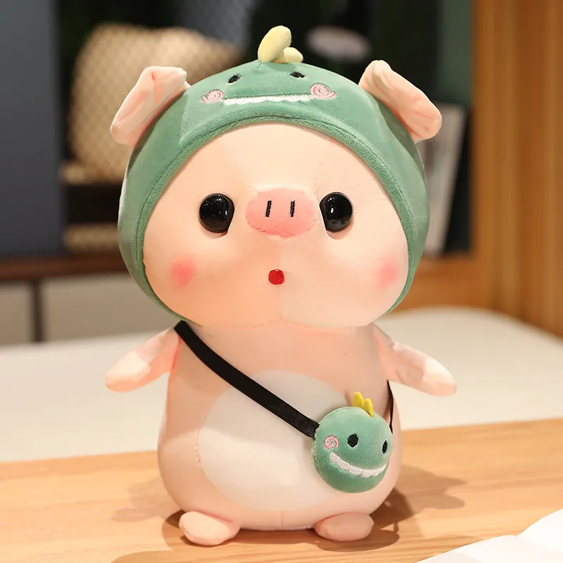 Cute Pig Transformable Plush Toys | Turns into Rabbit, Dinosaur, Unicorn, Avocado, Sunflower -3