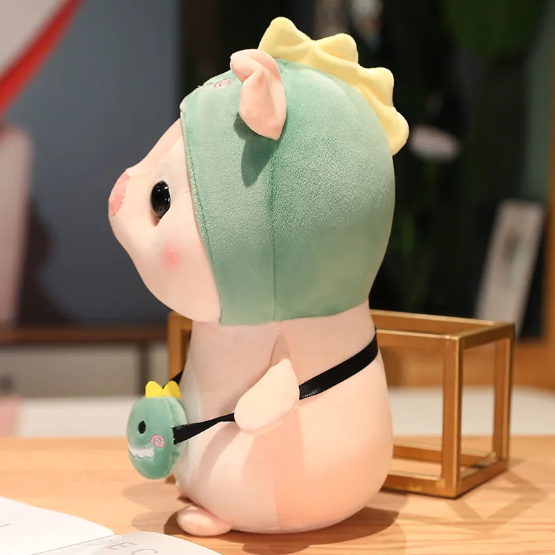 Cute Pig Transformable Plush Toys | Turns into Rabbit, Dinosaur, Unicorn, Avocado, Sunflower -18