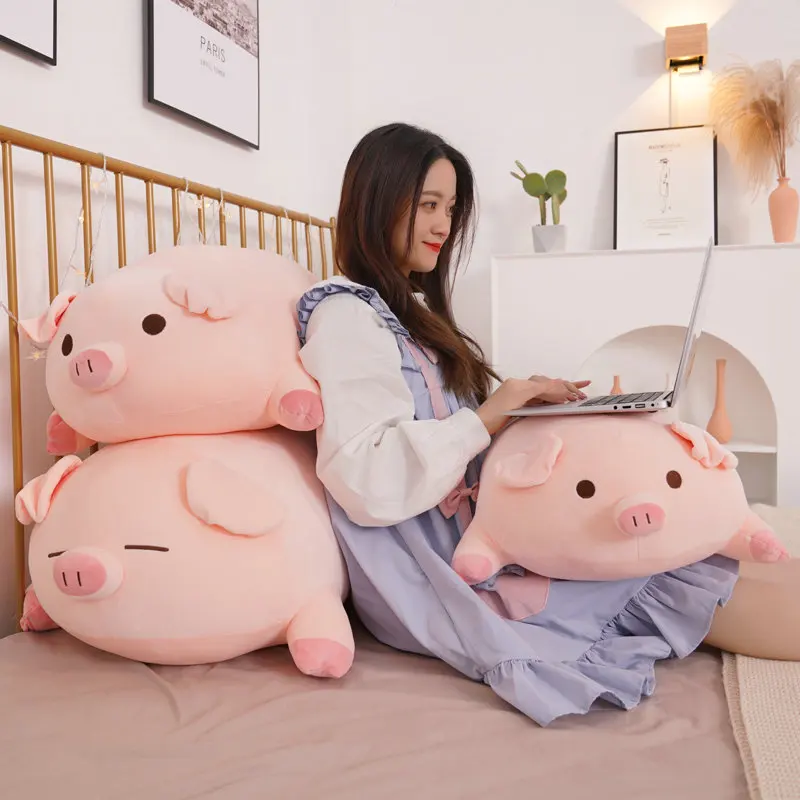 Tubby Pig Soft Stuffed Plush | Cartoon Fat Pig Plush Toy -3
