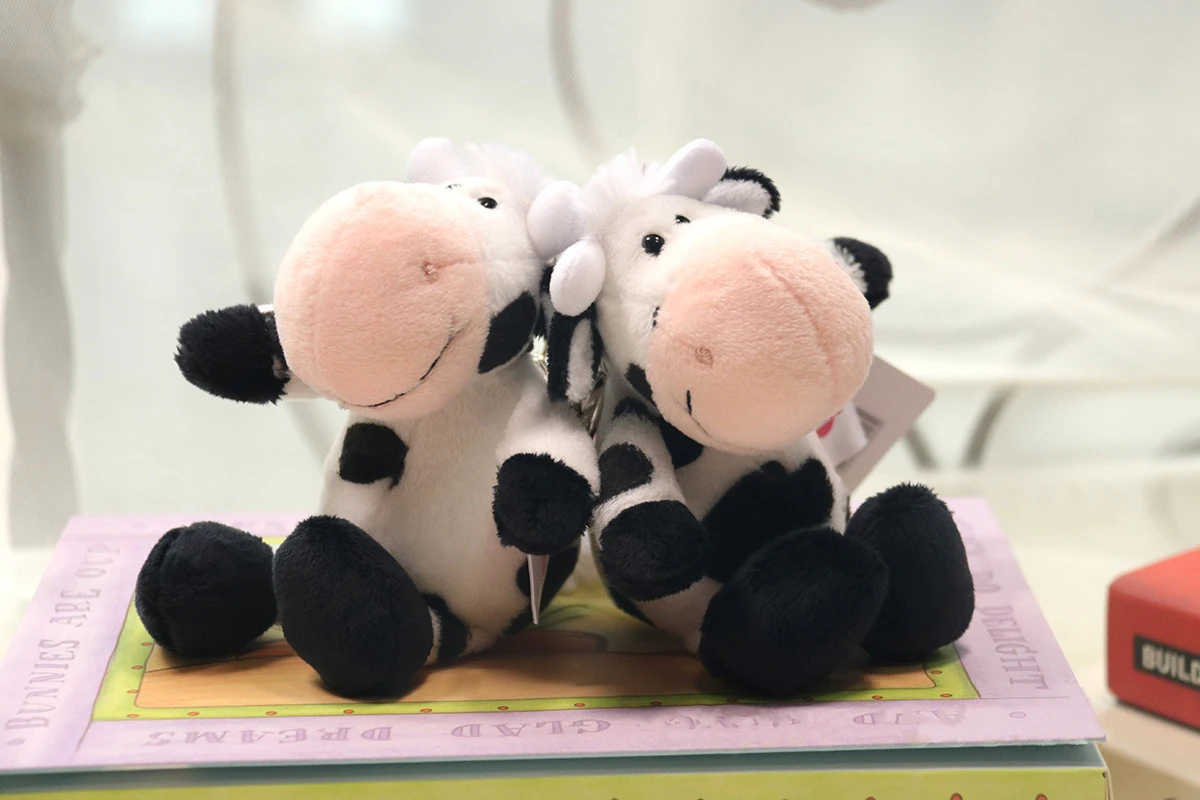 Multi Color Plush Cow | Perfect Christmas Gift for Children -11