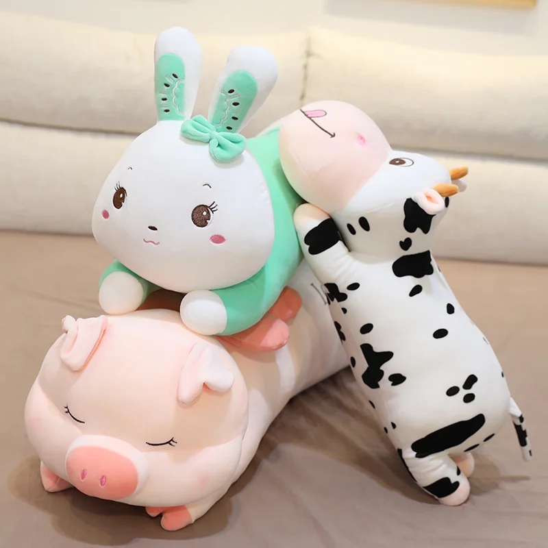 Rabbit Cow Plush | Large Size Plush Toy Set Cow, Pig, Rabbit -14