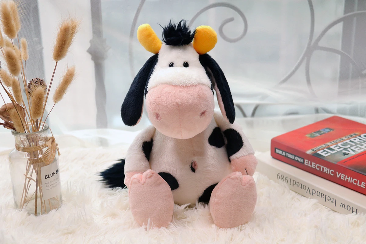 Multi Color Plush Cow | Perfect Christmas Gift for Children -1