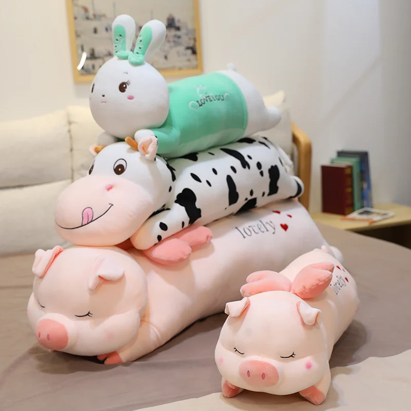 Rabbit Cow Plush | Large Size Plush Toy Set Cow, Pig, Rabbit -4