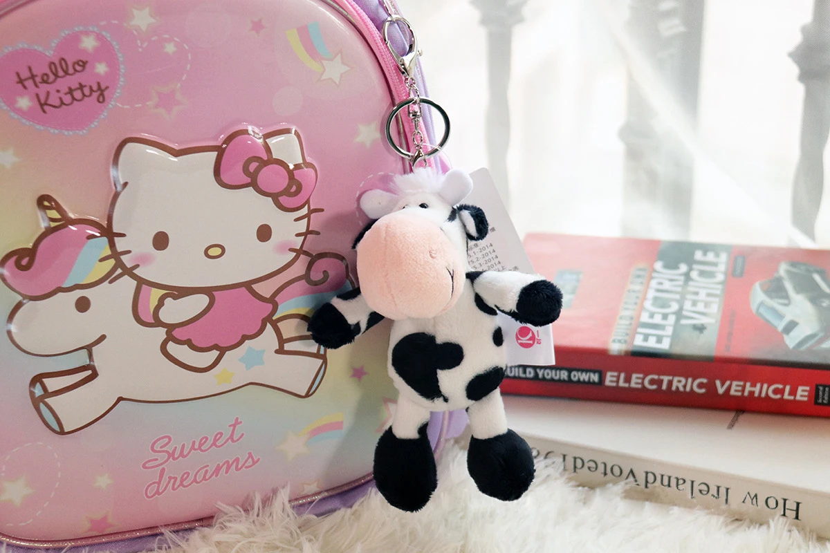 Multi Color Plush Cow | Perfect Christmas Gift for Children -8