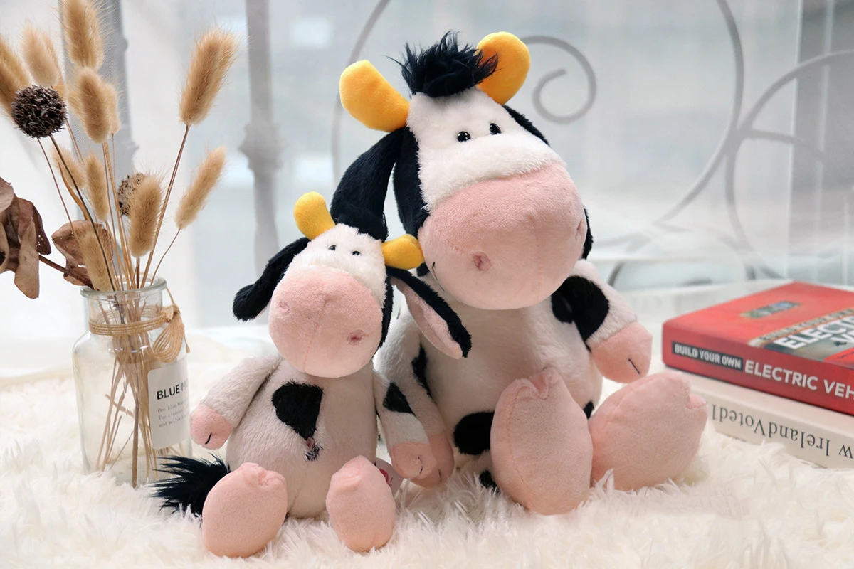 Multi Color Plush Cow | Perfect Christmas Gift for Children -4