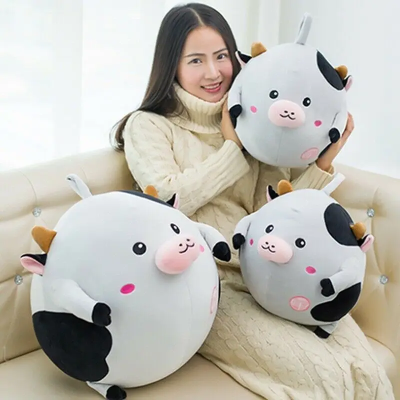 Moo Cow Stuffed Animal | Moo Cow Plush Toy Pillow -2