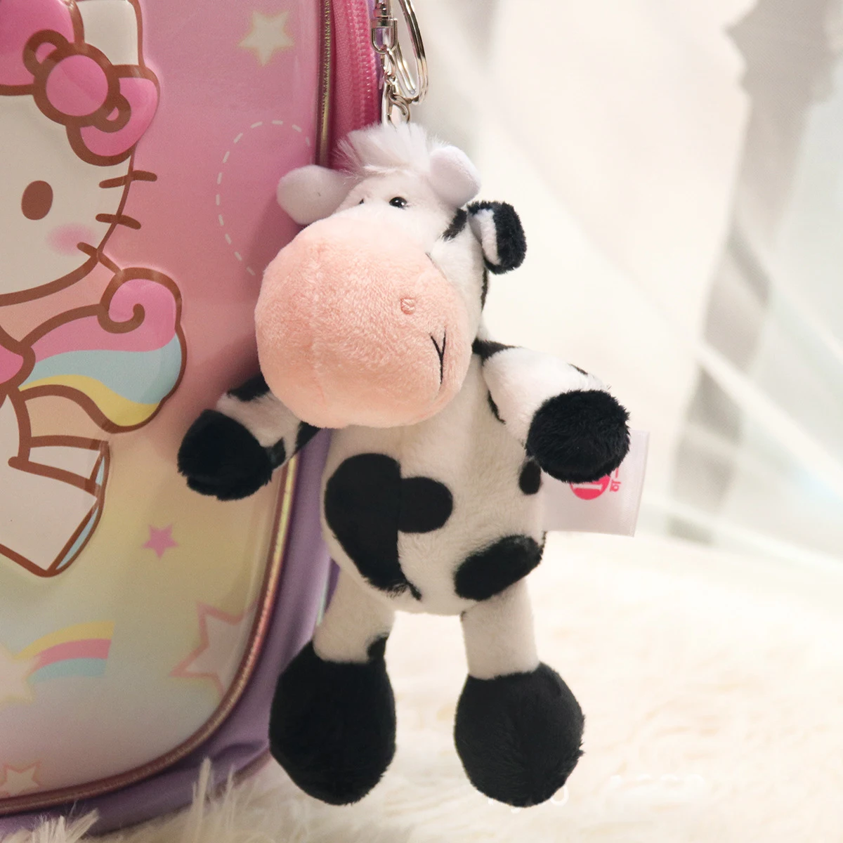 Multi Color Plush Cow | Perfect Christmas Gift for Children -7